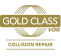 gold class collision repair logo